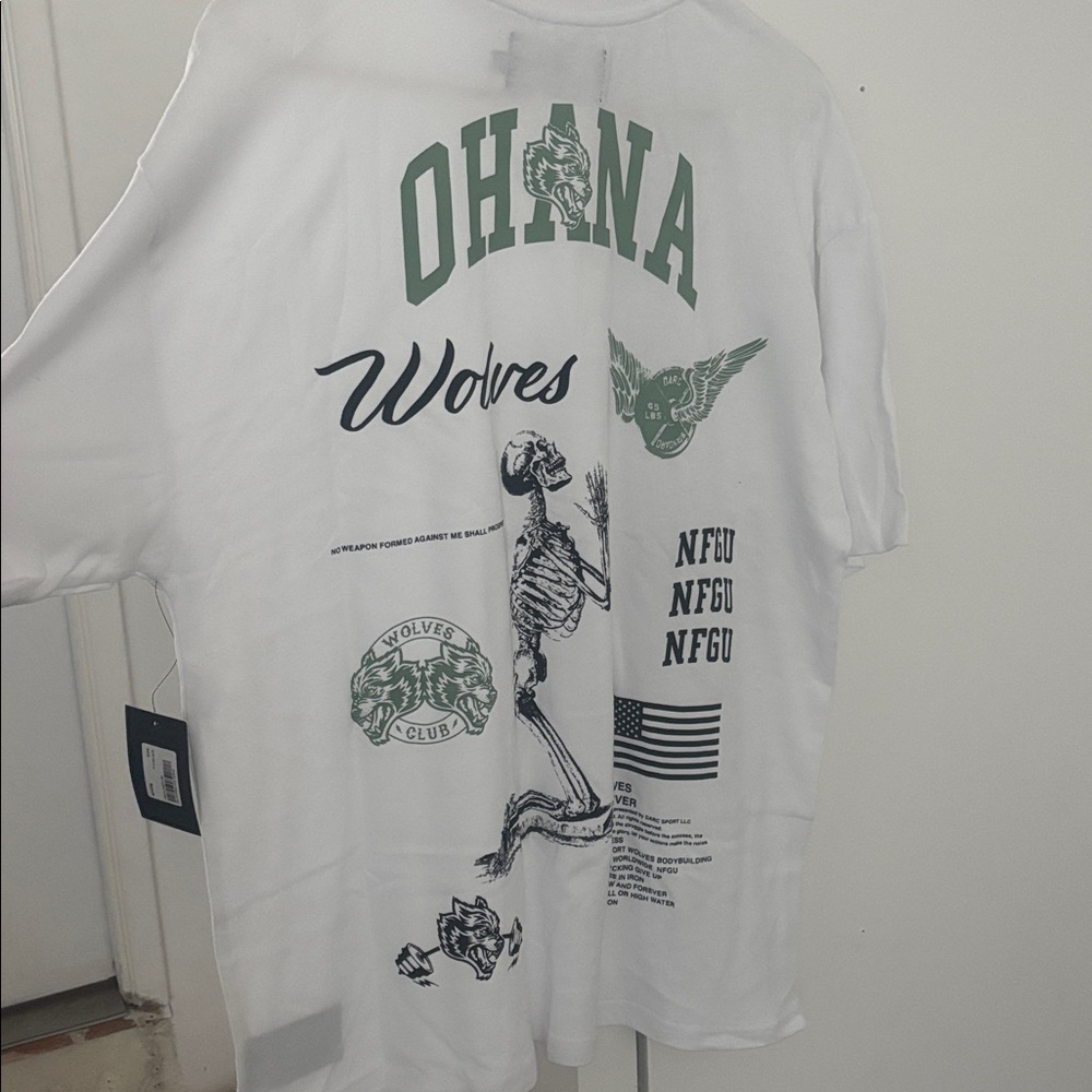 Darc Sport White Graphic T-Shirt
